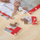 Red Christmas Personalized 6 Puzzle (Seite)