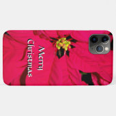 Red Christmas Poinsettia Case-Mate iPhone Hülle (Rückseite (Horizontal))