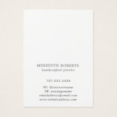 Red Christmas Poinsettias Earring Display Card (Rückseite)