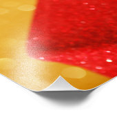 Red Christmas Present Fotodruck (Ecke)
