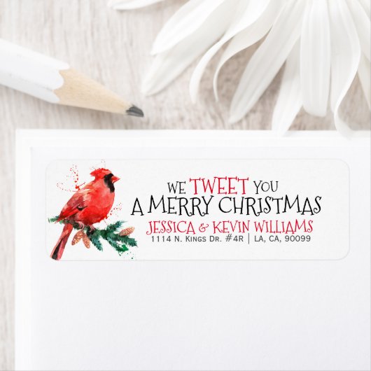 Red Christmas Robin-Wir Tweetete dir ein frohes We (Insitu)