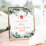 Red Christmas Santa Baby Dusche Hot Chocolate Bar Poster<br><div class="desc">Das Red Christmas Santa Baby Shower Hot Chocolate Bar Poster sorgt für eine heimelige und festliche Touch Ihrer Babydusche! Dieses Poster mit einem fröhlichen Design mit roten Weihnachtsakzenten und den Elementen des Weihnachtsmanns lädt zum Verweilen bei einer gemütlichen heißen Schokolade-Bar ein. Ideal, um eine einladende, saisonale Atmosphäre zu schaffen, ist...</div>