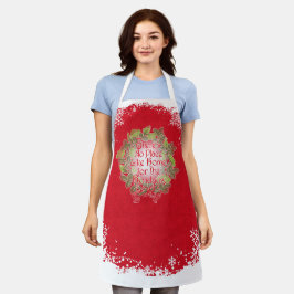 RED CHRISTMAS SCHÜRZE - ZUHAUSE FÜR DEN URLAUB