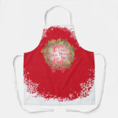 RED CHRISTMAS SCHÜRZE - ZUHAUSE FÜR DEN URLAUB (Vorderseite)