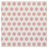 Red Christmas Snowflake Muster Stoff (Muster)