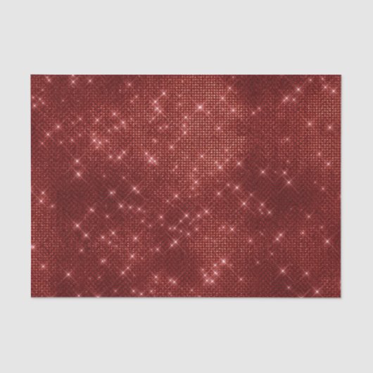 Red Christmas Sparkle Seidenpapier (Vorderseite)