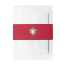 Red Christmas Star Bauchband