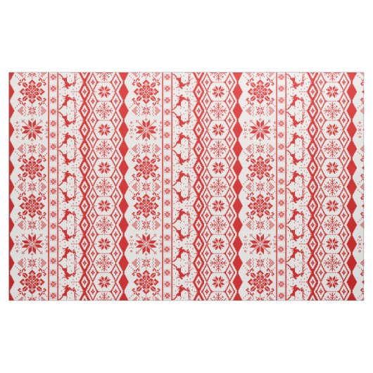 Red Christmas Strickpullover Stoff (Yard (91,4 cm))