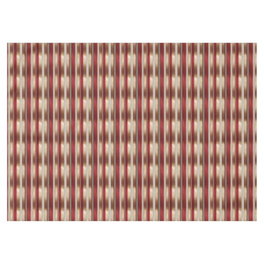 Red Christmas Stripe Pattern#27 ID1009 Tischdecke (Vorderseite (Horizontal))