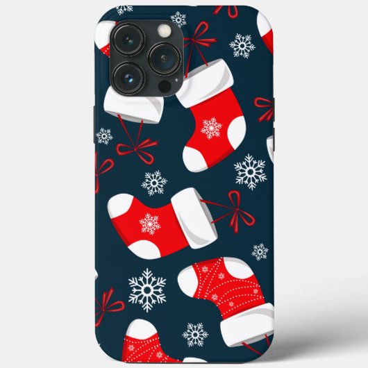 Red Christmas Strumpfs iPhone Case Mate (Rückseite)