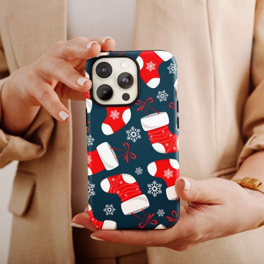 Red Christmas Strumpfs iPhone Case Mate