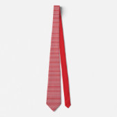 Red Christmas Sweater Neck Tie Krawatte (Vorderseite)