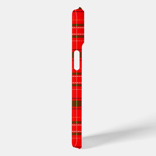 Red Christmas Tartan Kariertes Musterdesign Case-Mate iPhone Hülle (Rückseite / Rechts)