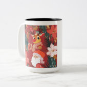 Red Christmas Tasse Design (Vorderseite Links)