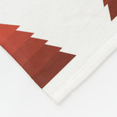 Red Christmas Tree Fleece Blanket (Ecke)