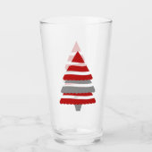 Red Christmas Tree Glas (Vorderseite)