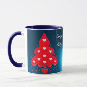 RED CHRISTMAS TREE HOLIDAY PARTY Blue Tasse (Links)