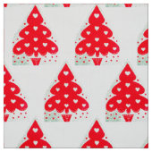 RED CHRISTMAS TREE HOLIDAY PARTY STOFF (Muster)