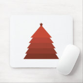 Red Christmas Tree Mouse Pad Mousepad (Mit Mouse)