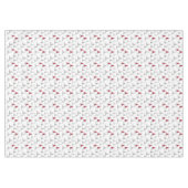 Red Christmas Tree Pattern#5 ID1009 Tischdecke (Vorderseite (Horizontal))