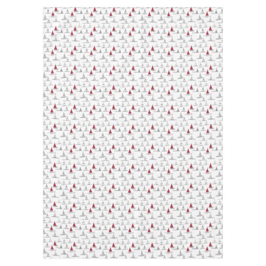 Red Christmas Tree Pattern#5 ID1009 Tischdecke (Vorderseite)