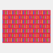 Red Christmas Tree Pop Art Geschenkpapier Set (Vorderseite 2)