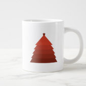 Red Christmas Tree Riant Coffee Tasse (Rechts)