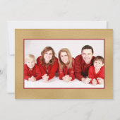 Red Christmas Truck Wasserfarbe Illustration Foto (Rückseite)