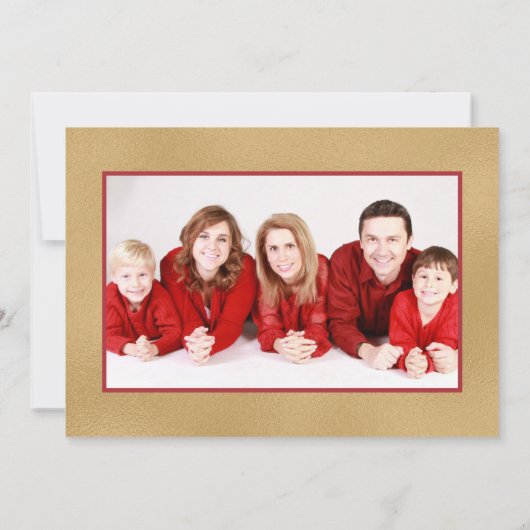 Red Christmas Truck Wasserfarbe Illustration Foto (Rückseite)