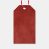 Red Christmas Vielen Dank, dass Sie das Geschenk T Geschenkanhänger (Rückseite)