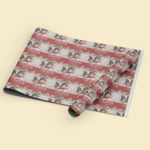 Red Christmas Village Family Foto Custom Holiday