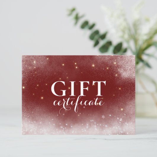 RED CHRISTMAS, WINTER, GESCHÄFTSGESCHENKE (Stehend Vorderseite)