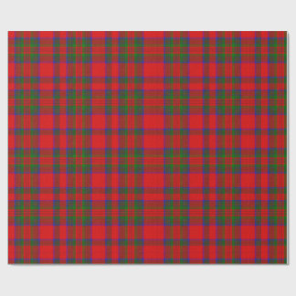 Red Christmas Wool Texture Plaid Geschenkpapier