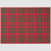 Red Christmas Wool Texture Plaid Seidenpapier (Vorderseite)