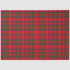Red Christmas Wool Texture Plaid Seidenpapier