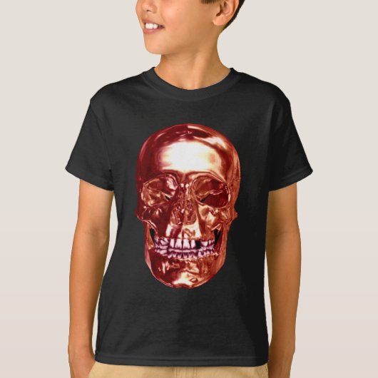 Red Chrome Skull Shirt (Vorderseite)