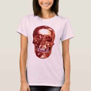 Red Chrome Skull Shirt