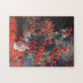 Red Chrysanthemums von Claude Monet Puzzle (Horizontal)