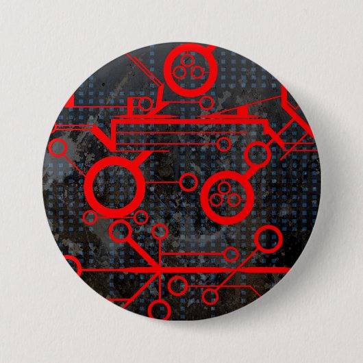 Red Circuit Button (Vorderseite)