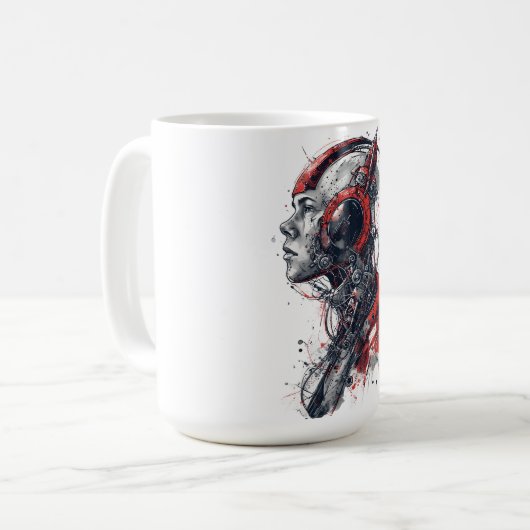 Red circuit dream kaffeetasse (Vorderseite Links)