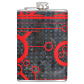 Red Circuit Flachmann (Vorderseite)