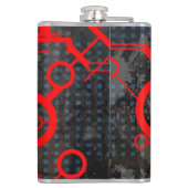 Red Circuit Flachmann (Rückseite)