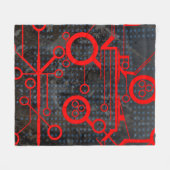 Red Circuit Fleecedecke (Vorderseite (Horizontal))