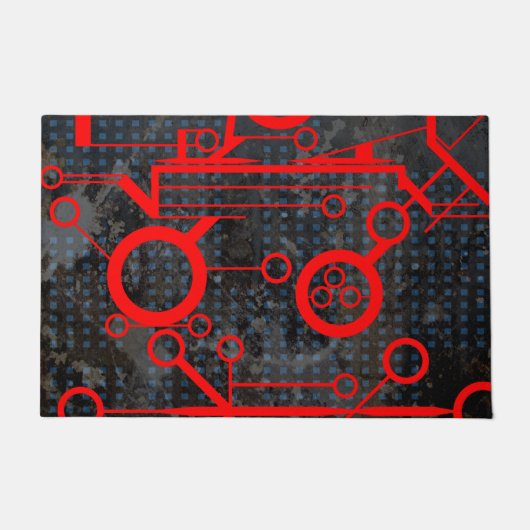 Red Circuit Fußmatte (Vorderseite)