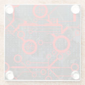 Red Circuit Glasuntersetzer (Rückseite)
