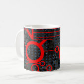 Red Circuit Kaffeetasse (Vorderseite Links)