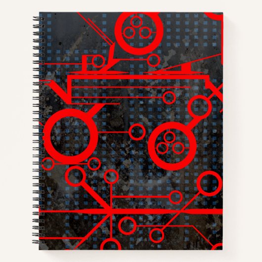 Red Circuit Notizblock (Vorderseite)