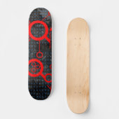 Red Circuit Skateboard (Vorderseite)
