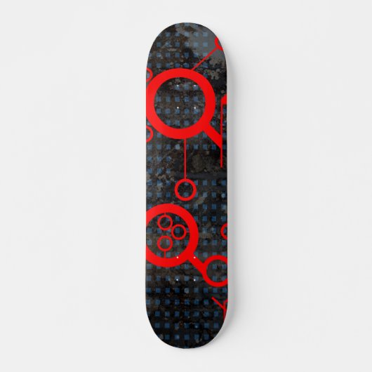 Red Circuit Skateboard (Vorne)