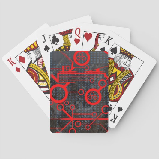 Red Circuit Spielkarten (Rückseite)